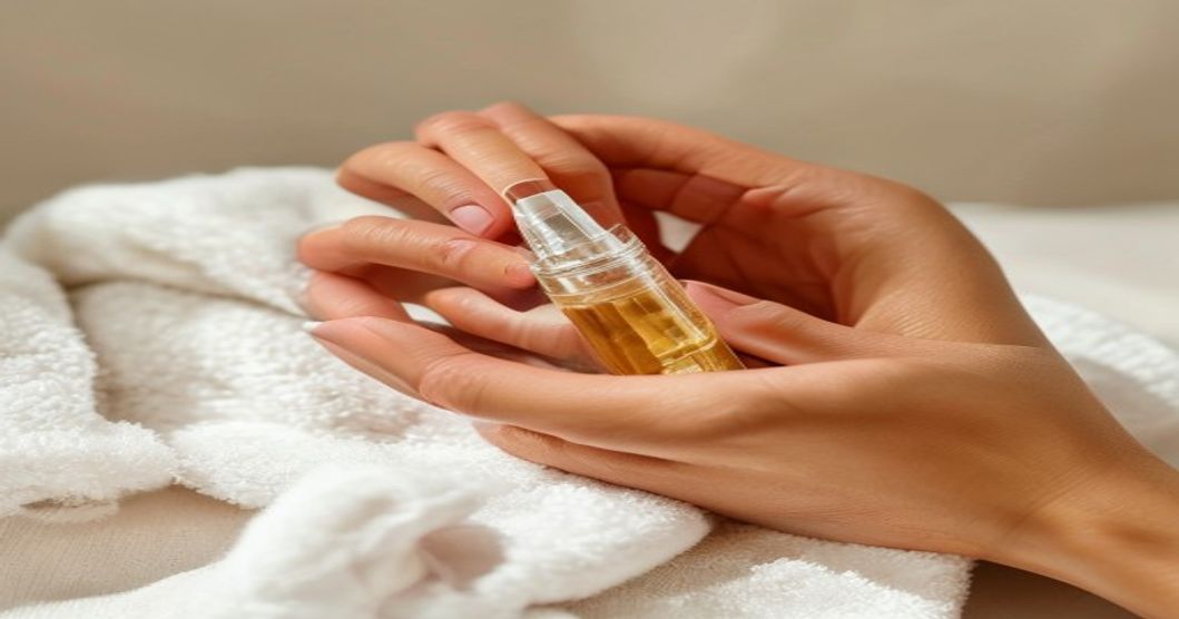 Applying essence serum step in Korean skincare routine for even skin tone