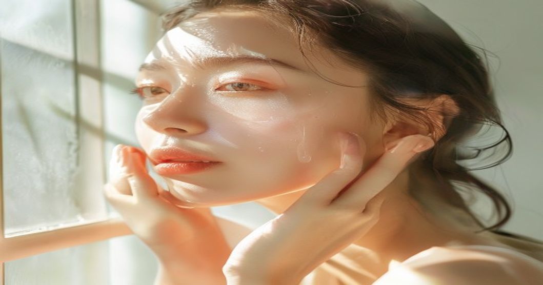Korean essence application technique for radiant skin