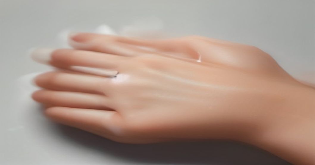 Applying Korean hydrating essence to dehydrated skin as part of barrier repair routine